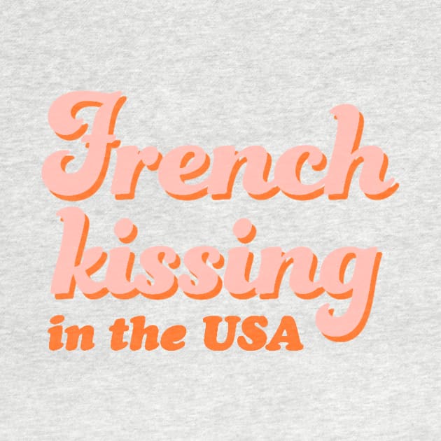 Orange French Kissing in the USA by thedailydisco